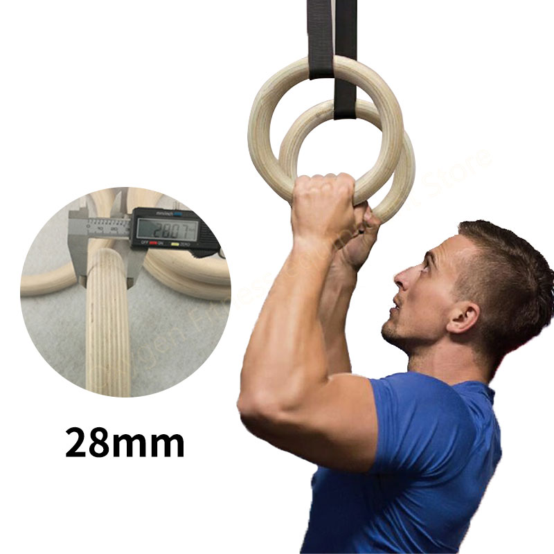 28mm Birch Gymnastics Rings Wi - đánh giá và giá Gymnastic Ring Wood