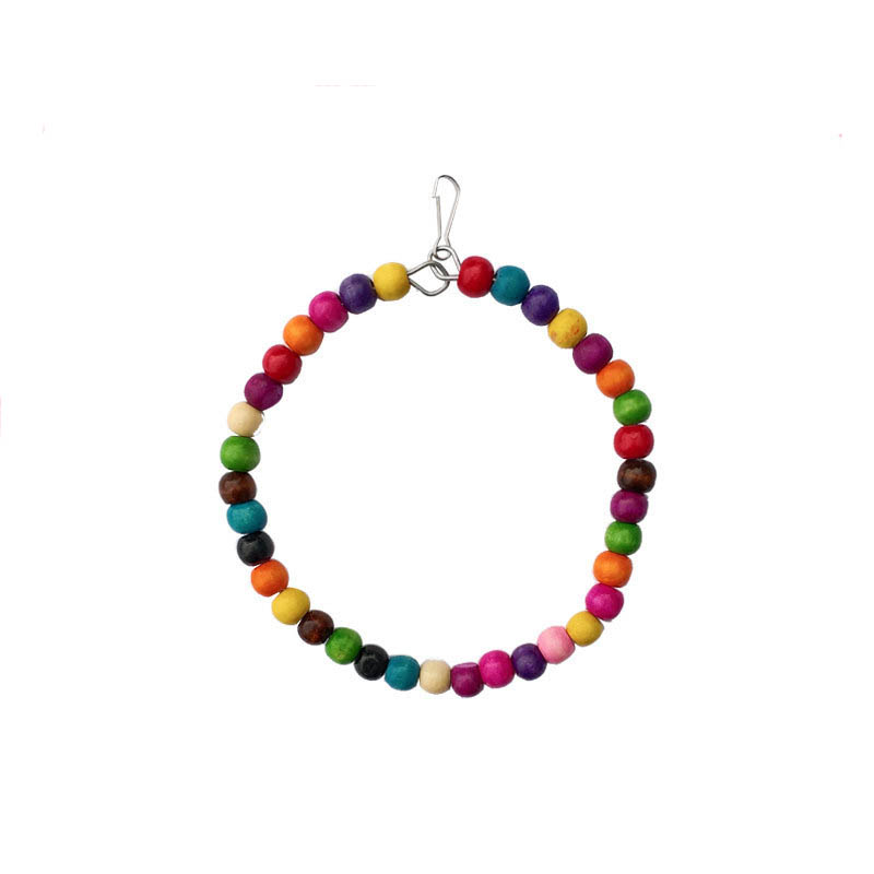 Wooden Bird Toys Small Parrot  - đánh giá và giá Gymnastic Ring Wood