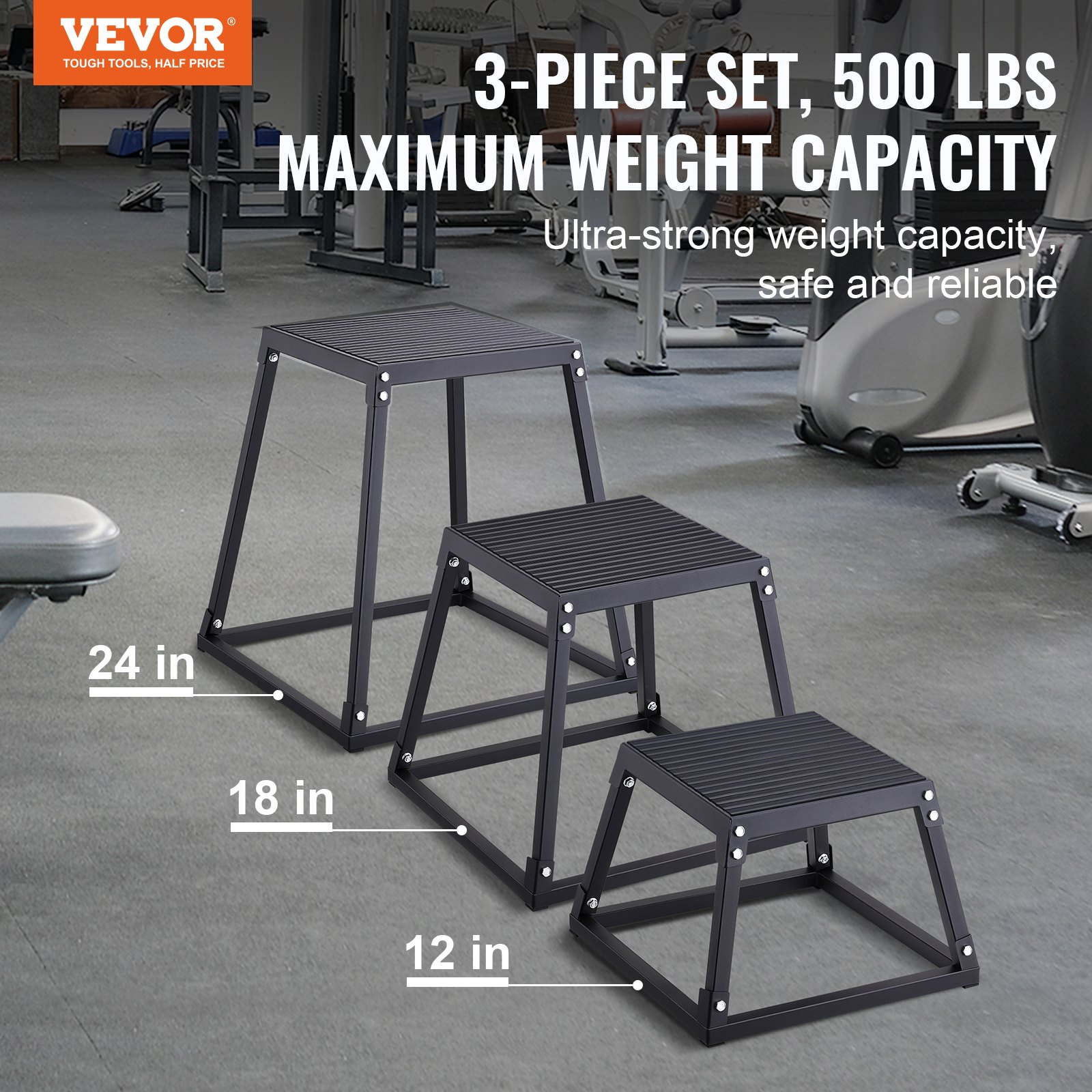 Plyometric Jump Boxes, 12/18/2 - đánh giá và giá Box Jump Plyo