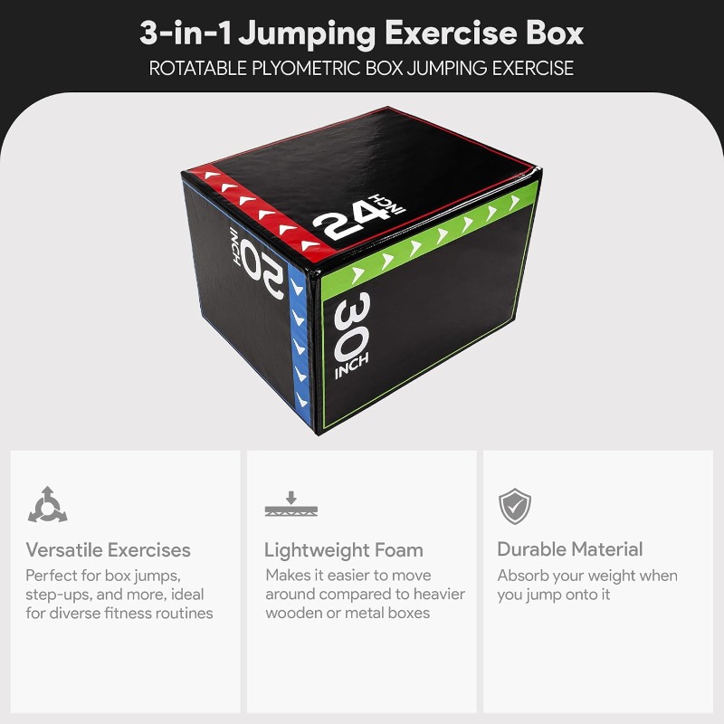 BalanceFrom 3-in-1 Foam Plyome - đánh giá và giá Box Jump Plyo